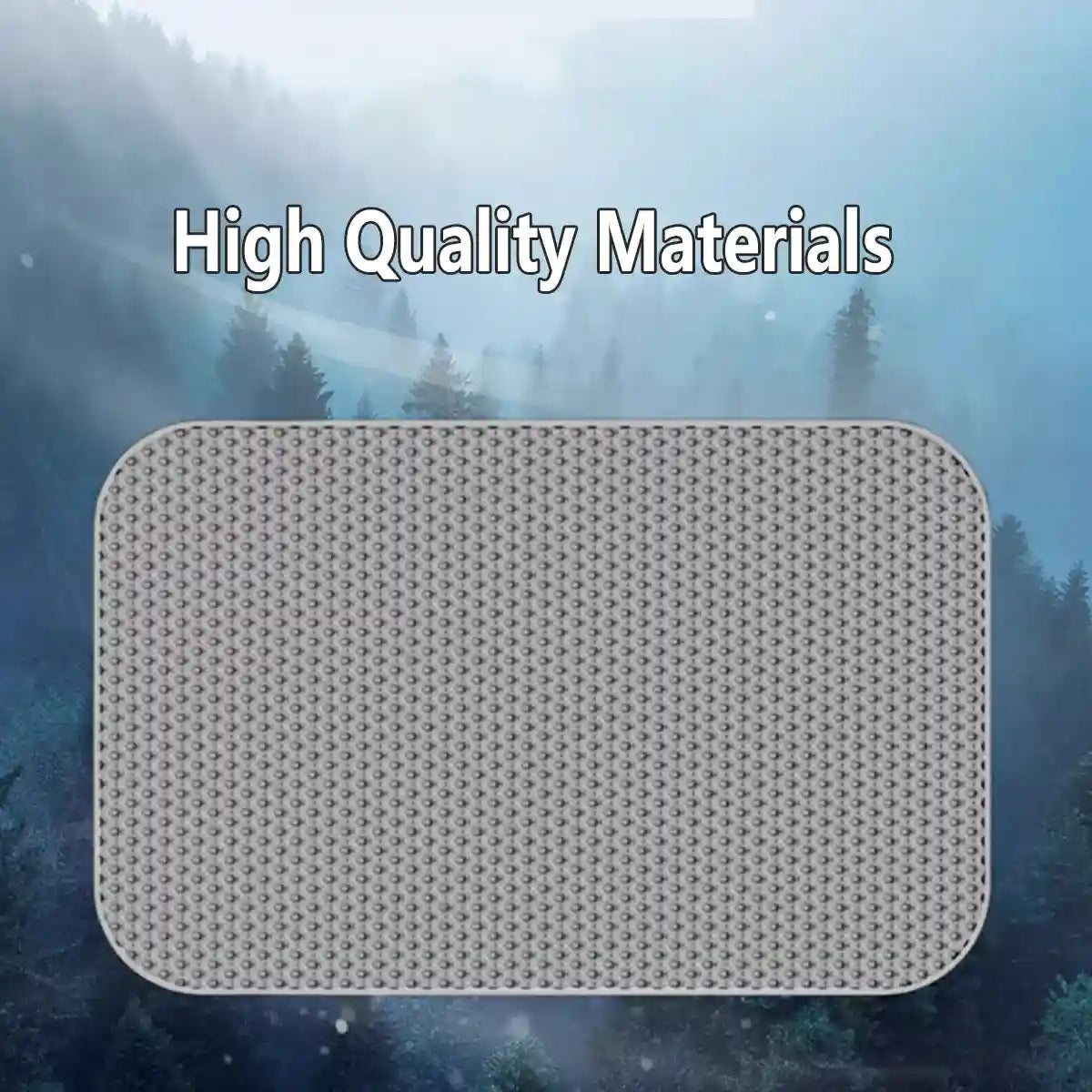 Honeycomb Cat Litter Mat Waterproof Trapping Pad for Easy Cleaning