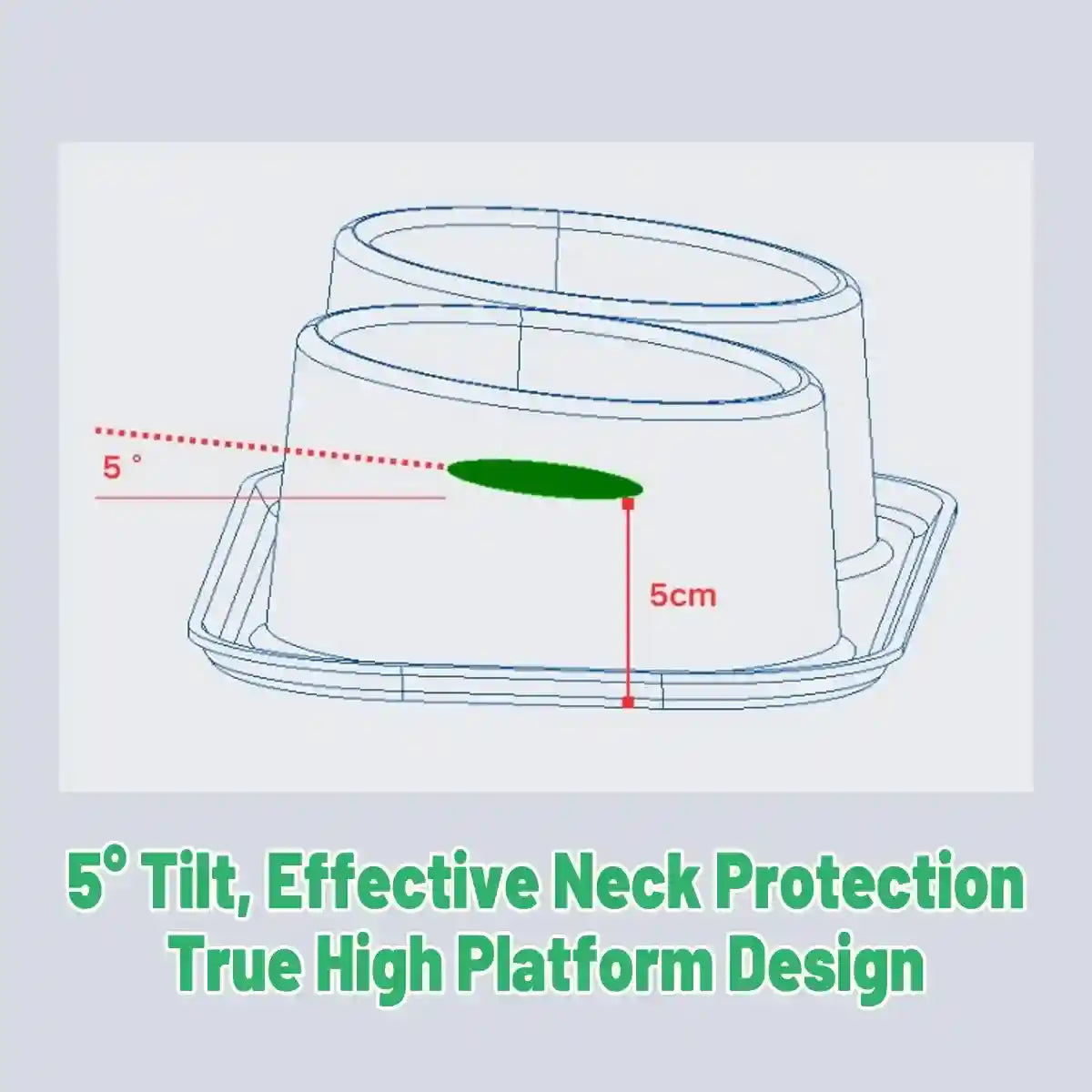10PCS Disposable Pet Double Bowl Set Biodegradable with Tilt Design