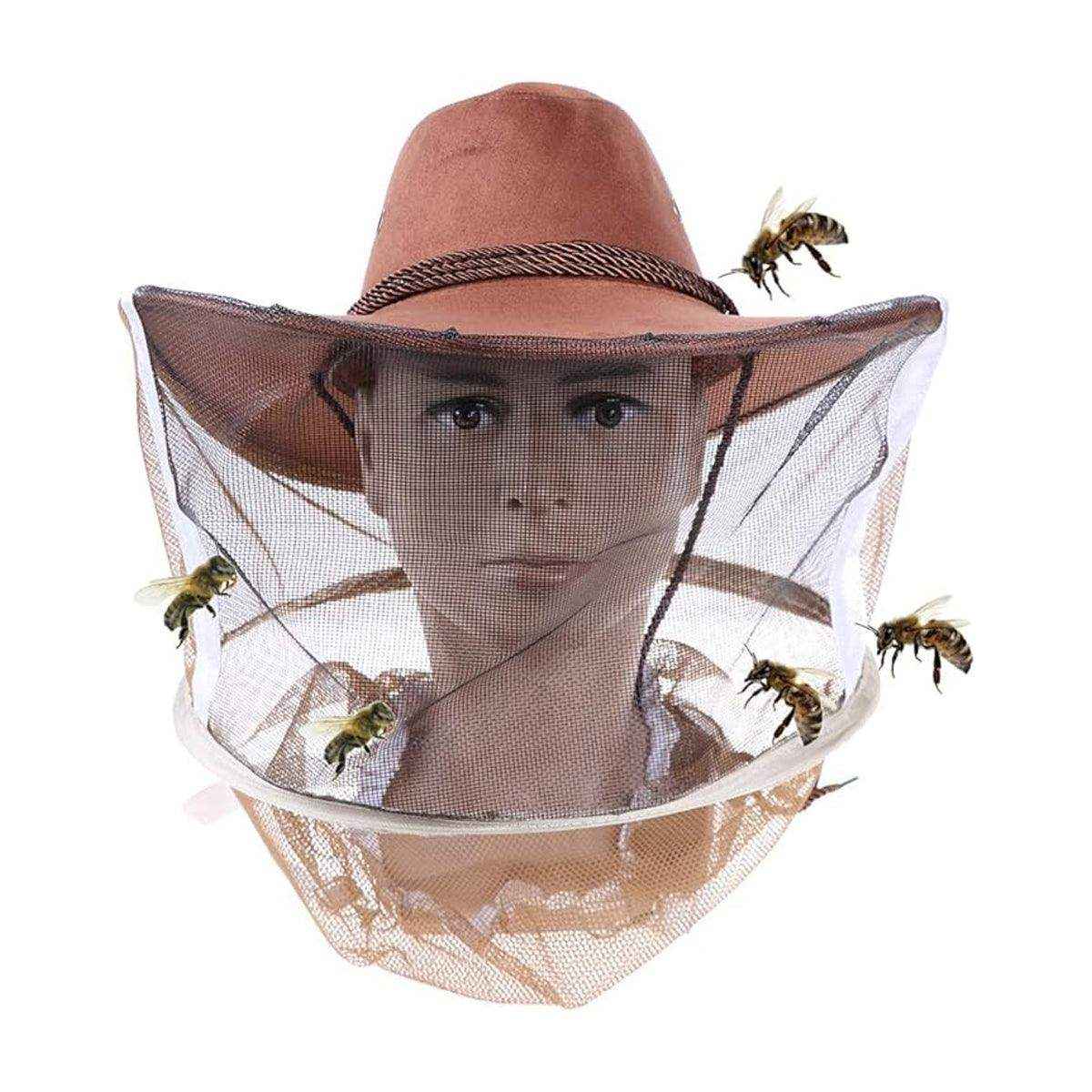 Beekeeping Hat with Protective Veil Breathable Insect Protection for Outdoors