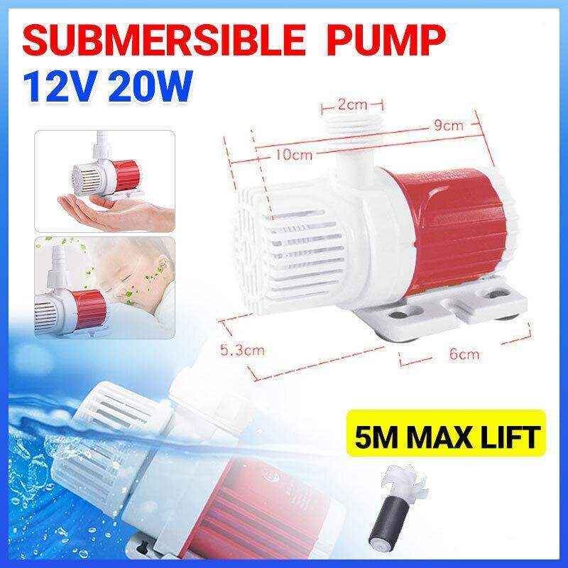 High-Performance Aquarium Submersible Pump 1000L/H for Fresh & Marine Use