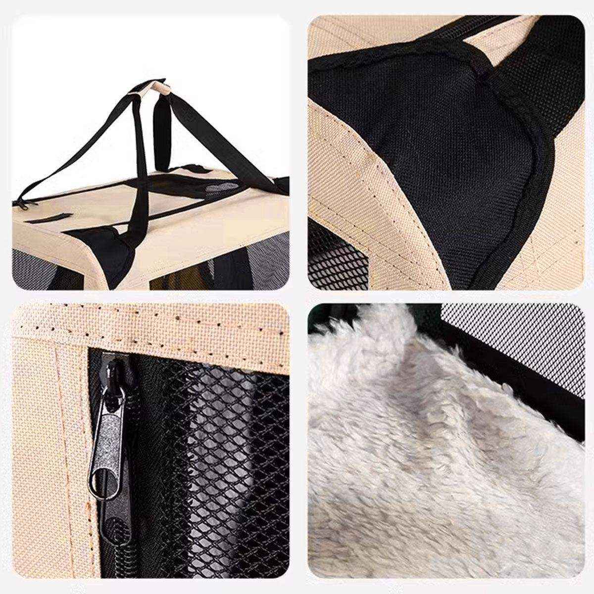 Folding Pet Carrier Bag for Medium & Large Dogs