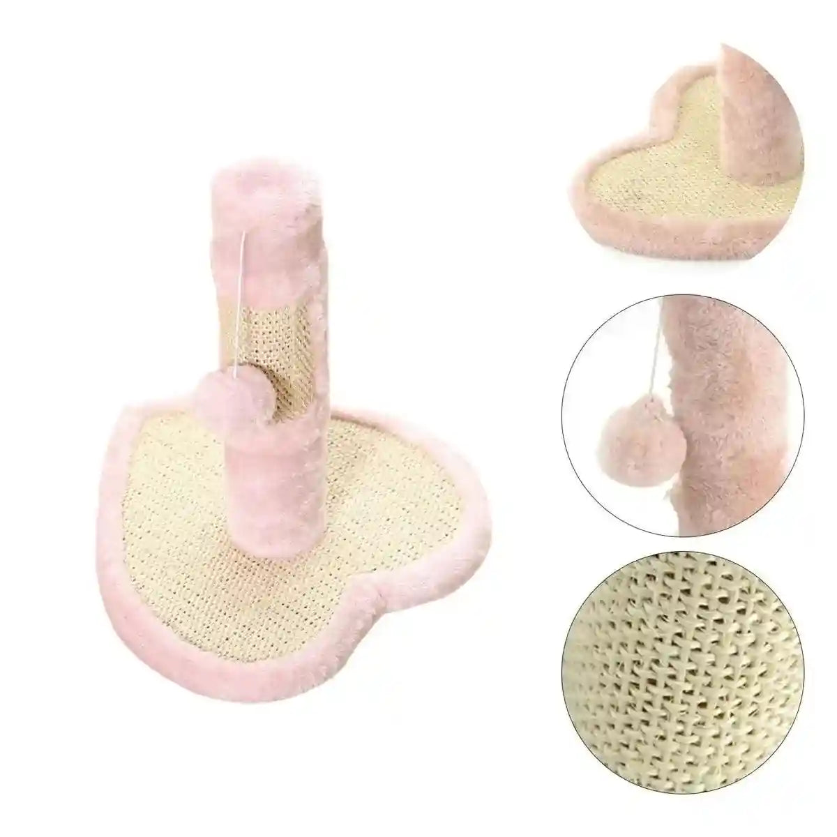 Heart & Star Cat Scratching Post