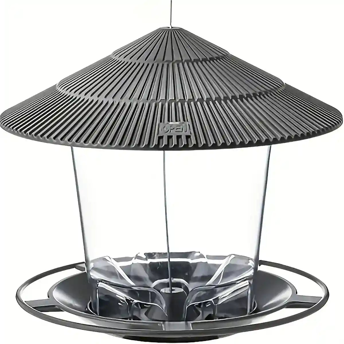 Garden Outdoor Squirrel-Proof Hanging Bird Feeder with Large Capacity