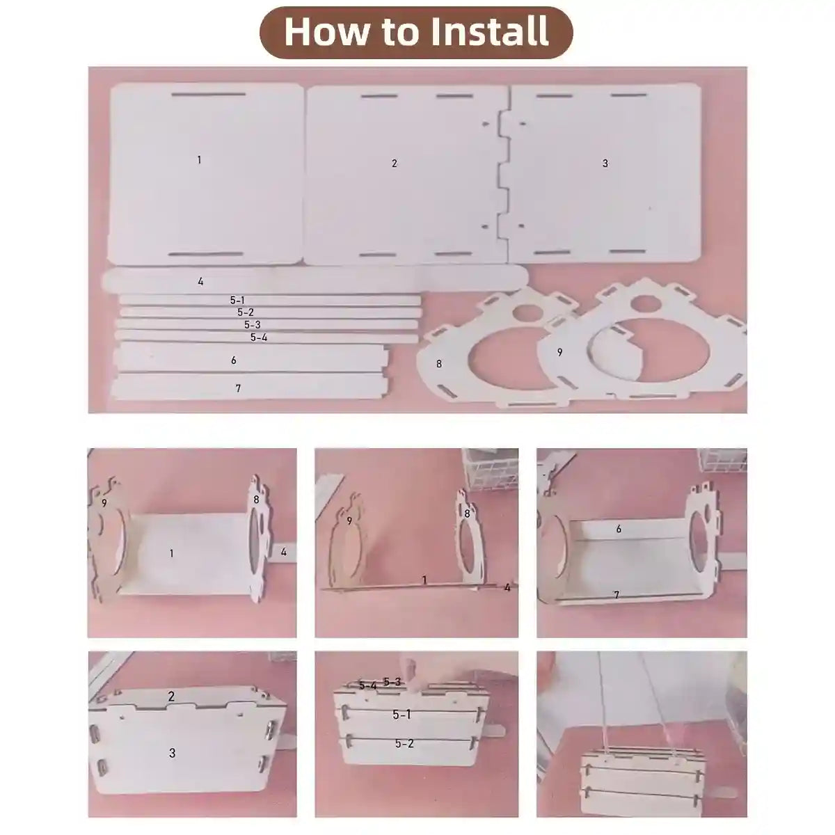 Creative DIY Garden Décor with Wooden Bird Feeder Kit