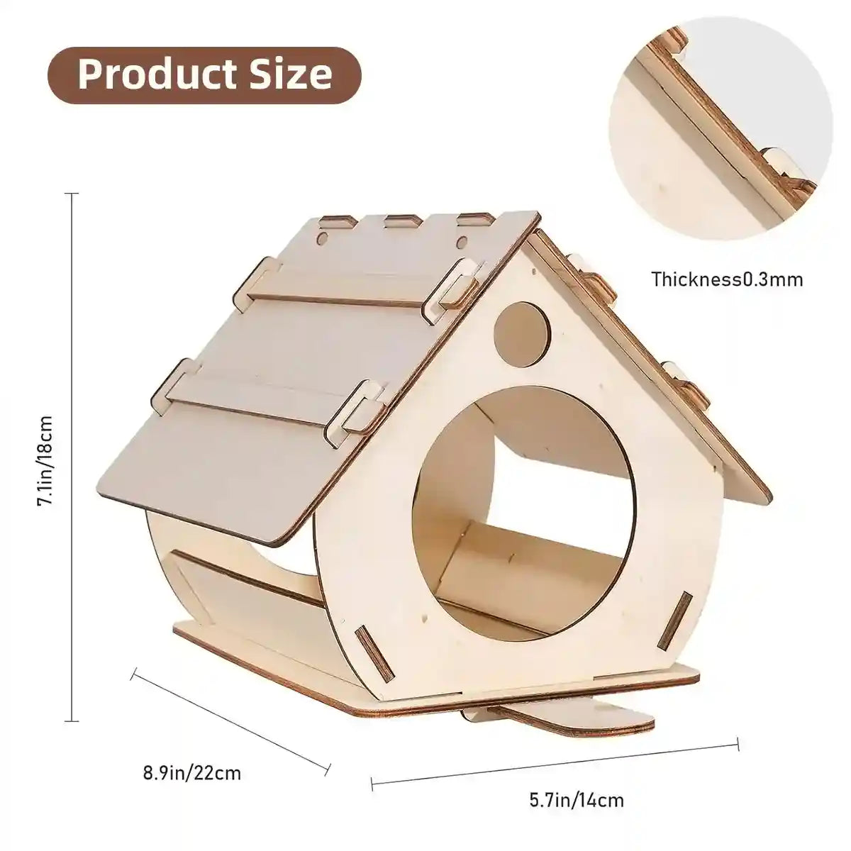 Creative DIY Garden Décor with Wooden Bird Feeder Kit