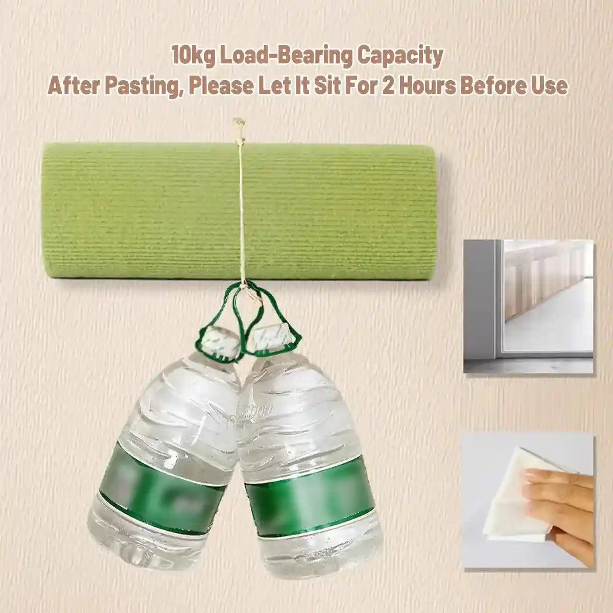 Self-Adhesive Cat Scratching Posts for Wall Cylindrical Climbing Set