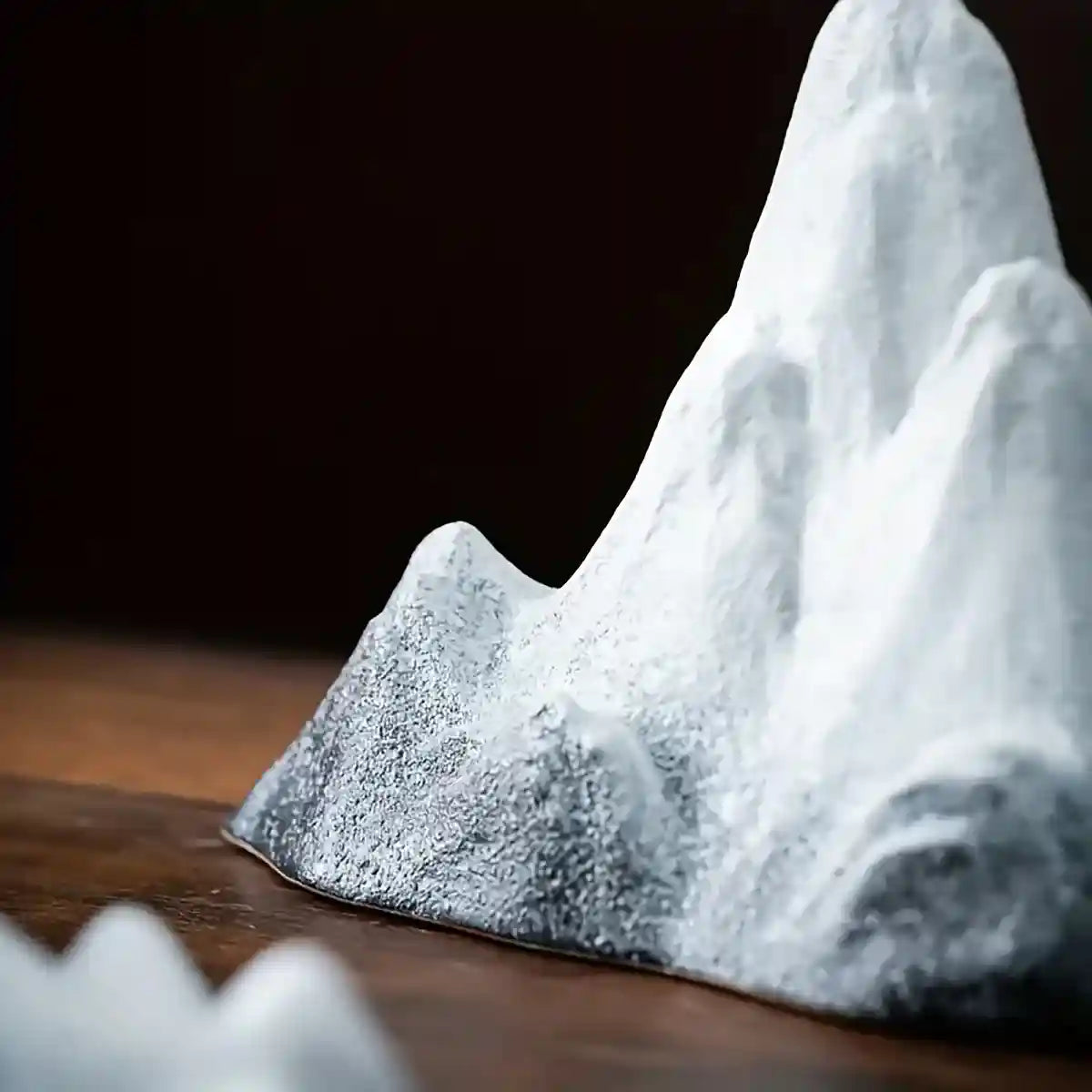 Creative Resin Snow Mountain Aquarium Ornament
