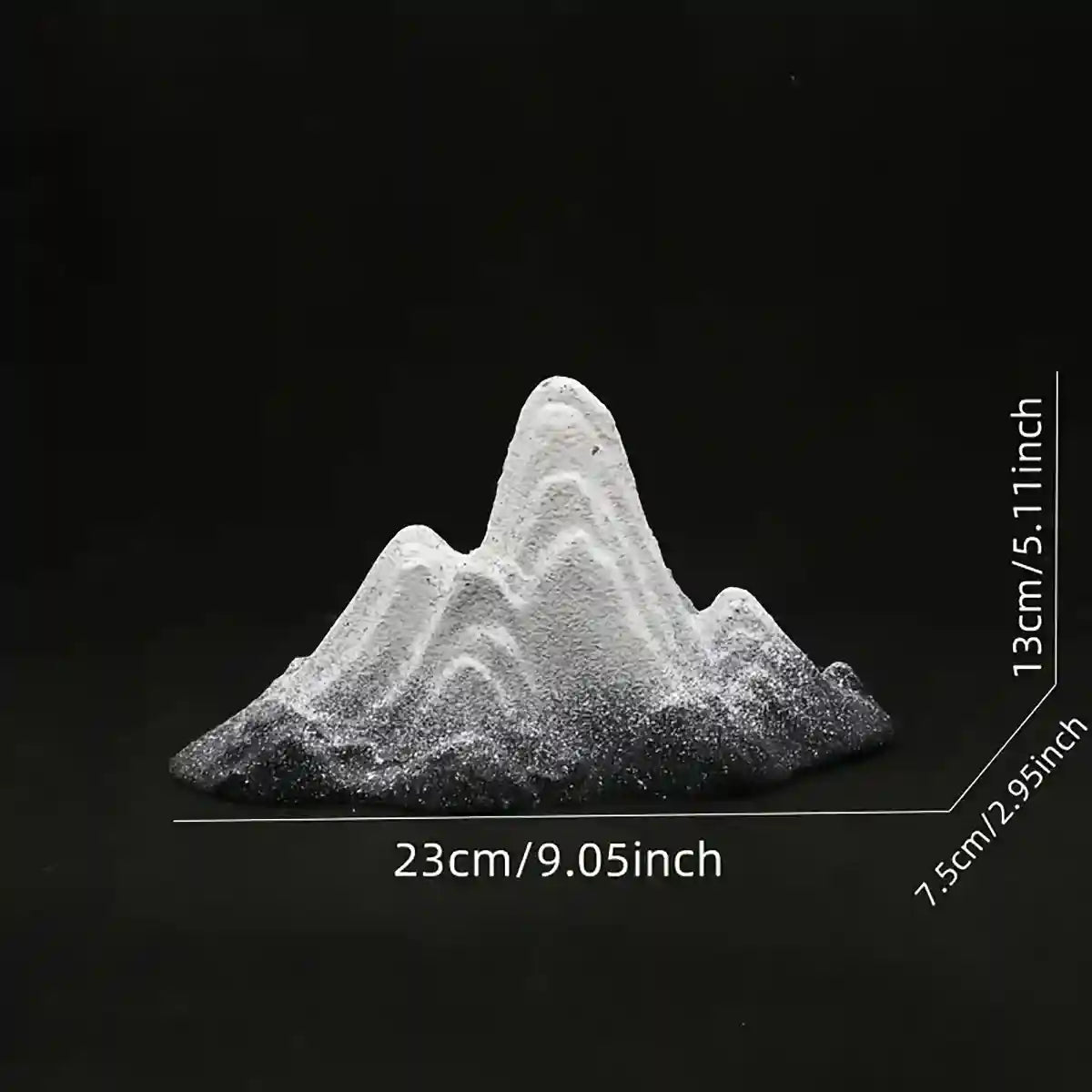 Creative Resin Snow Mountain Aquarium Ornament