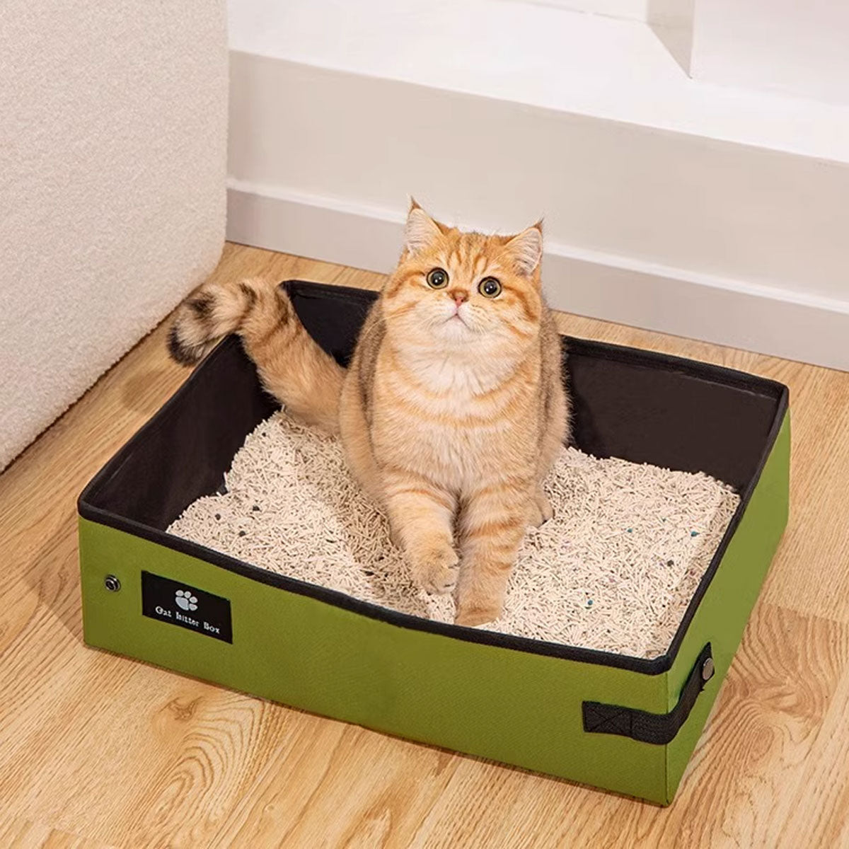 Portable Foldable Cat Litter Box Waterproof