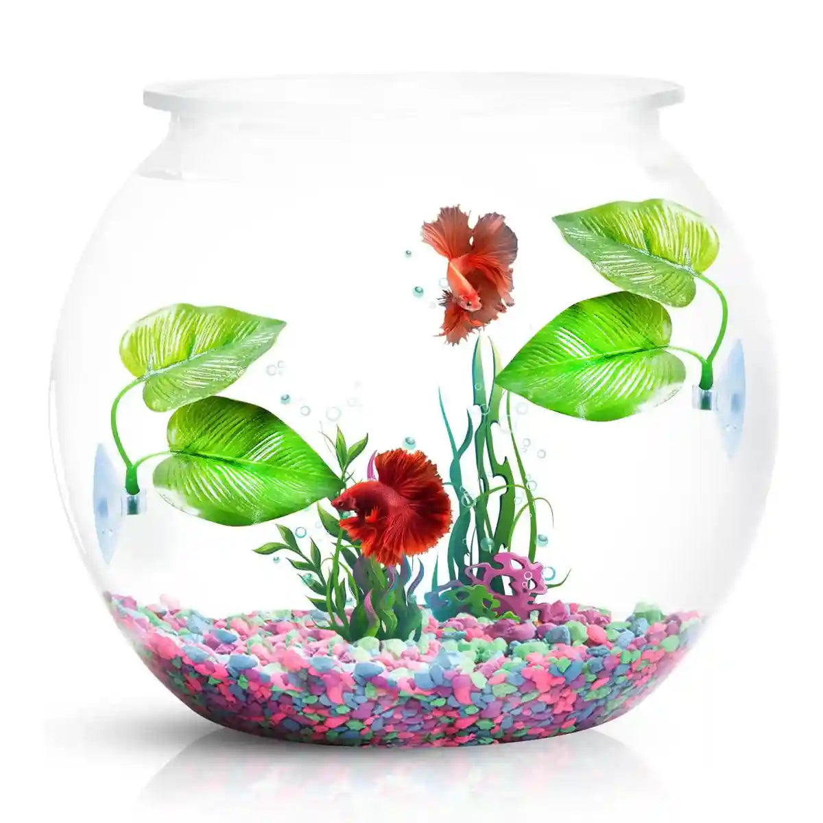 4pcs Artificial Betta Fish Leaves Artificial Aquarium Plants