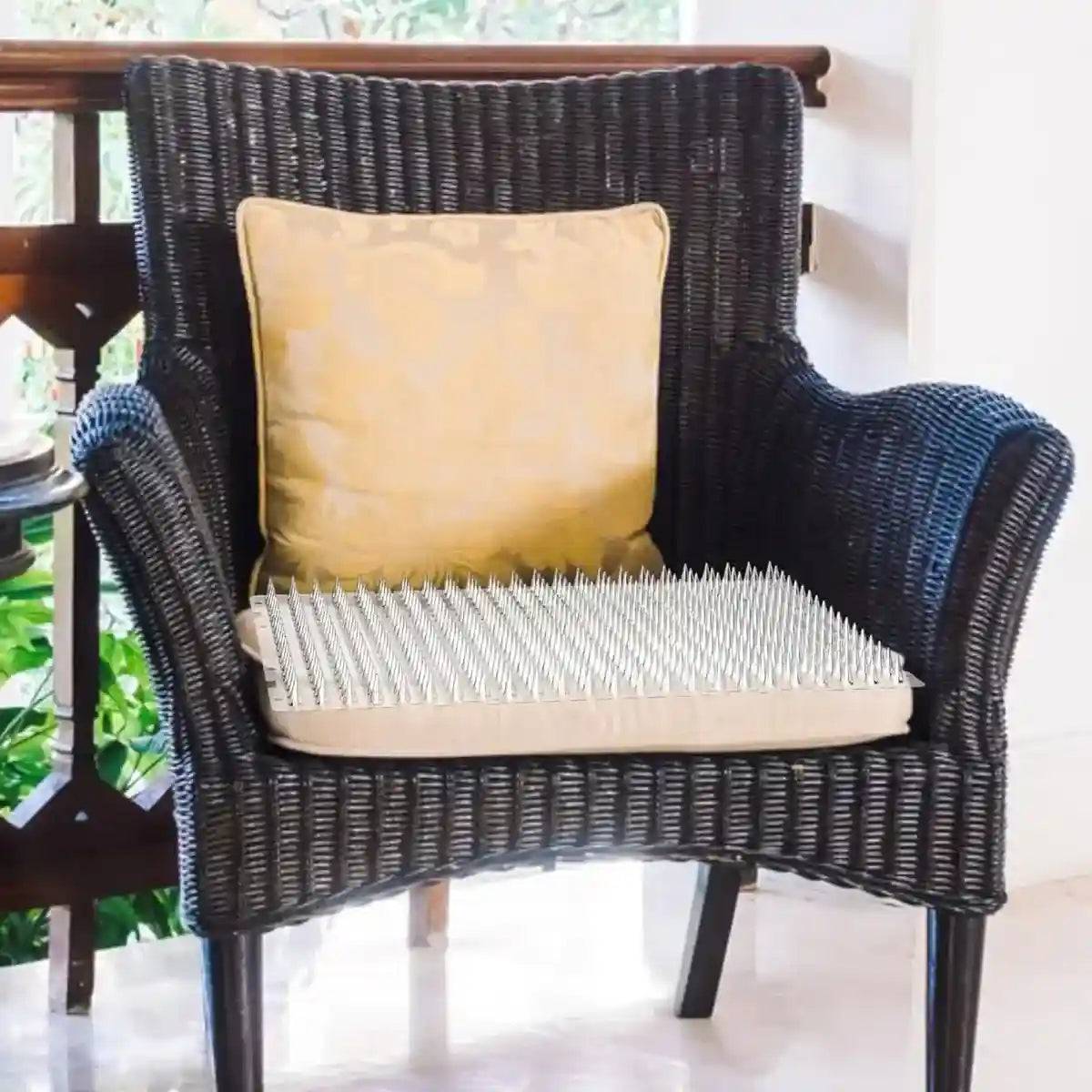 10pcs Cat Deterrent Mat with Soft Spikes Indoor Pet Repellent Pad