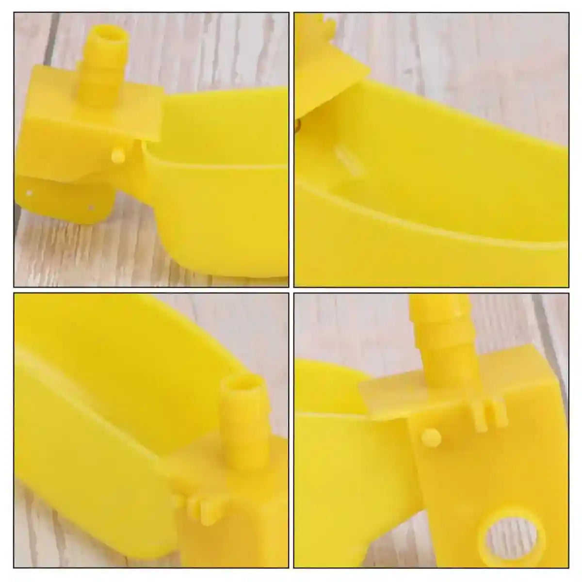 12PCS Automatic Bird Drinker Bowl for Quail and Small Poultry Cages