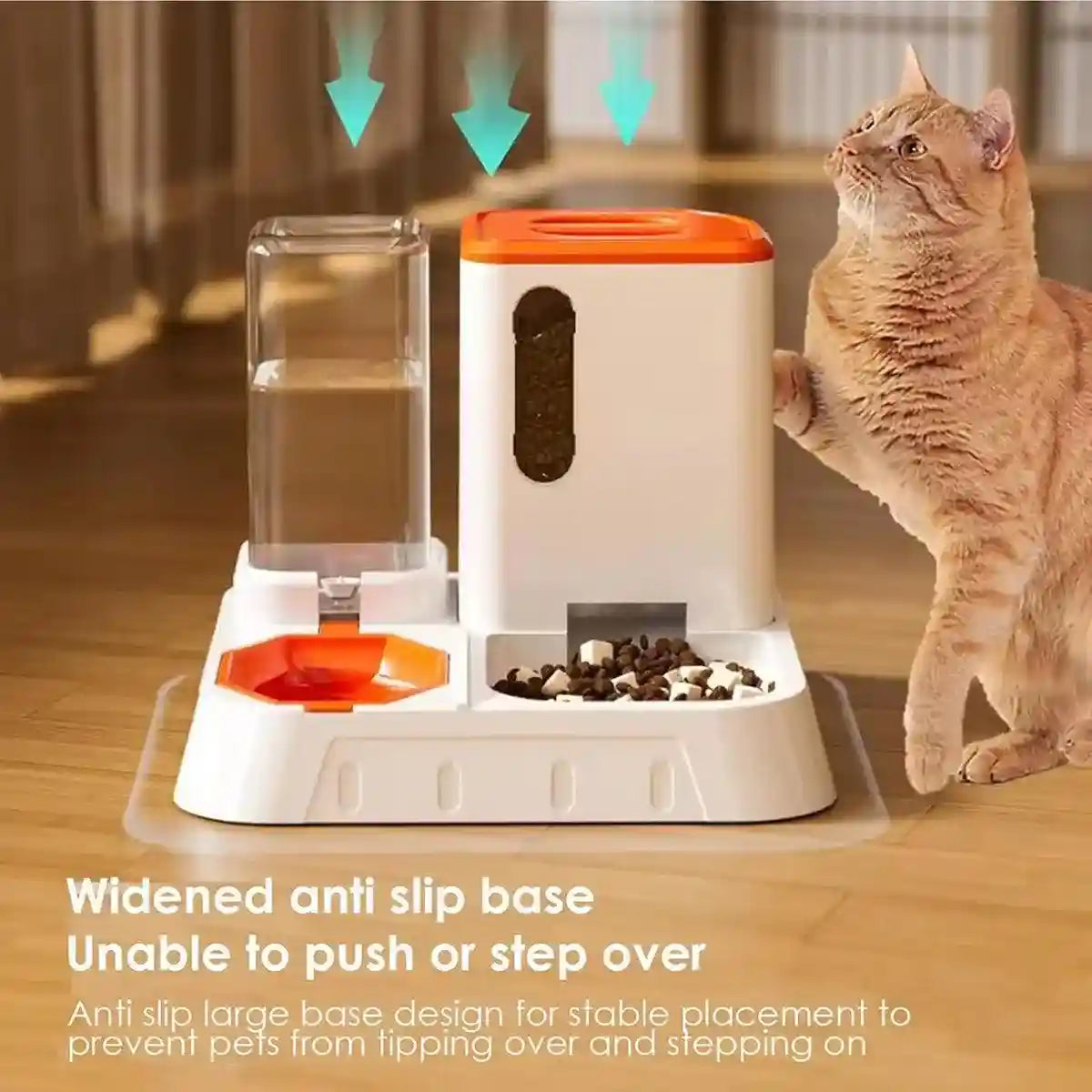 Effortless Feeding with Automatic Pet Feeder and Water Dispenser