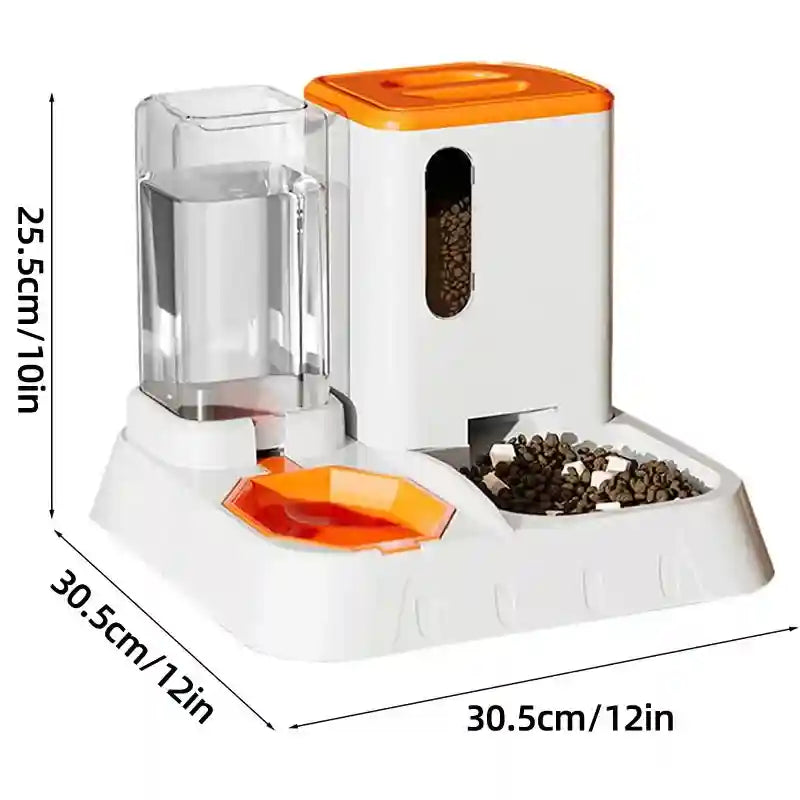 Effortless Feeding with Automatic Pet Feeder and Water Dispenser