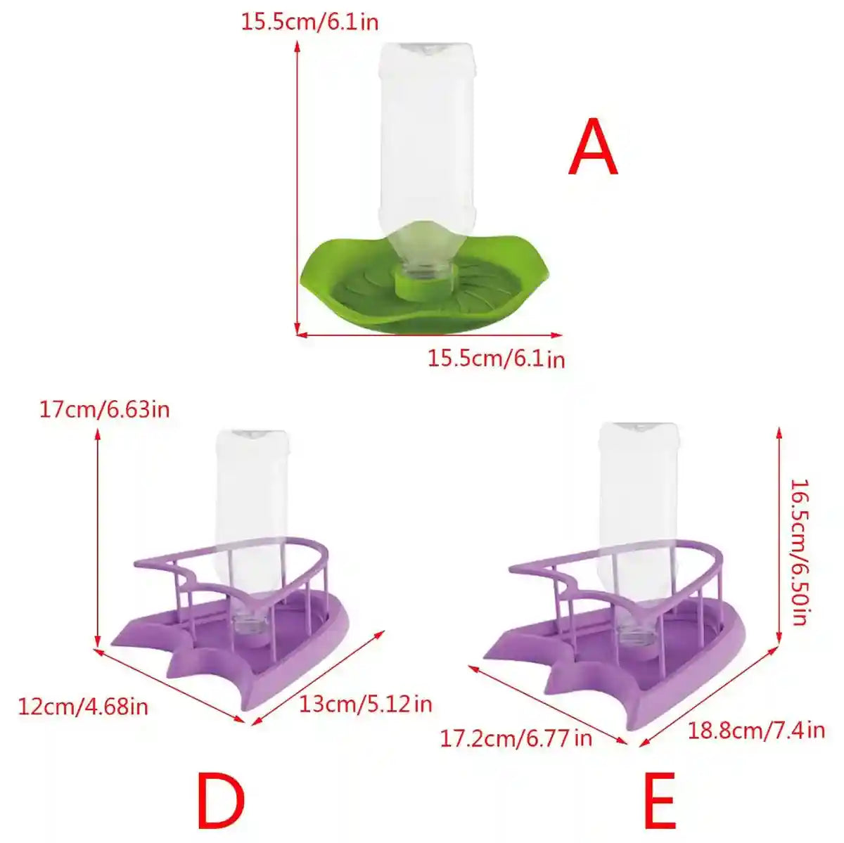 Automatic Turtle Feeder Water Dispenser for Small Pets