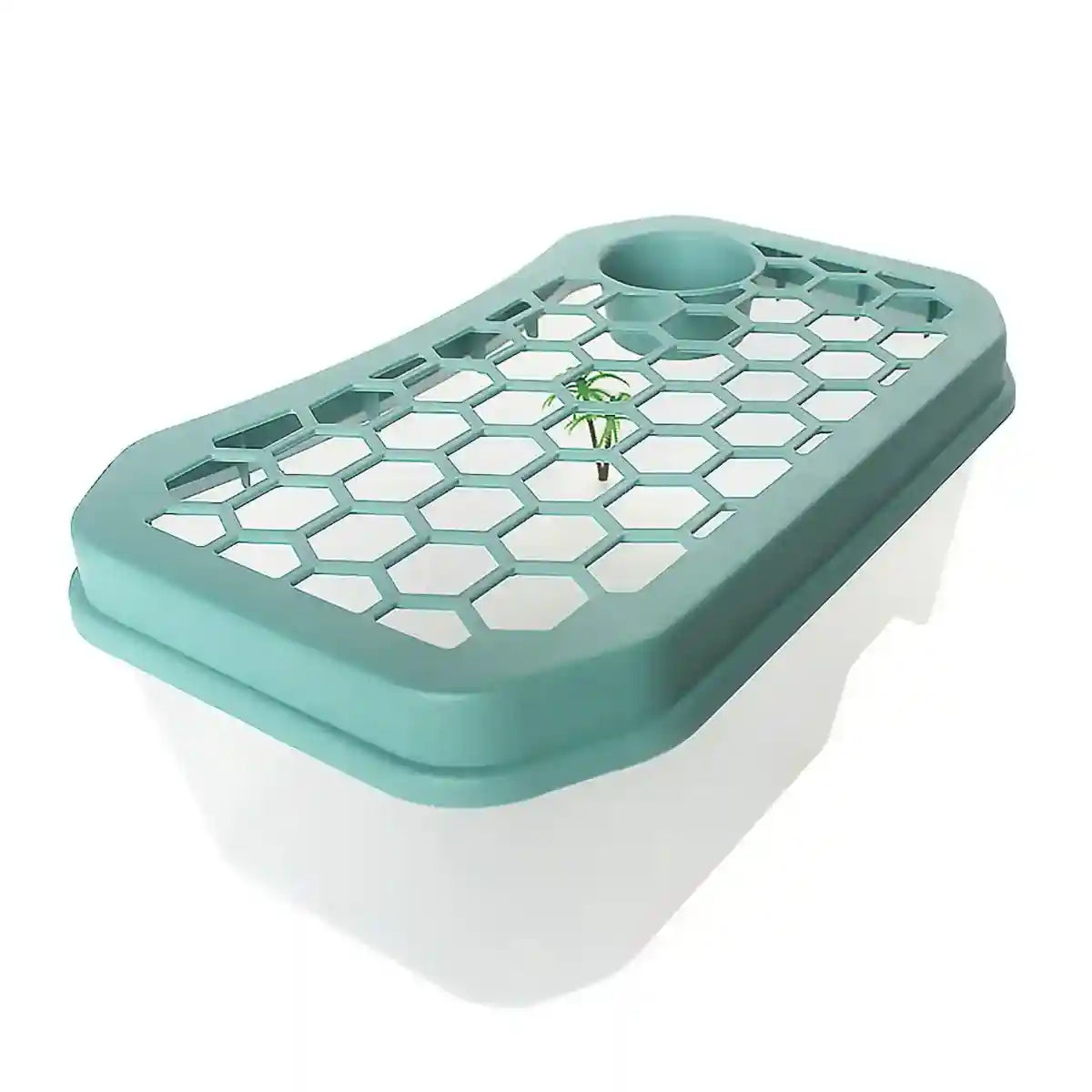 Breathable Turtle Tank Habitat with Basking Platform for Small Turtles