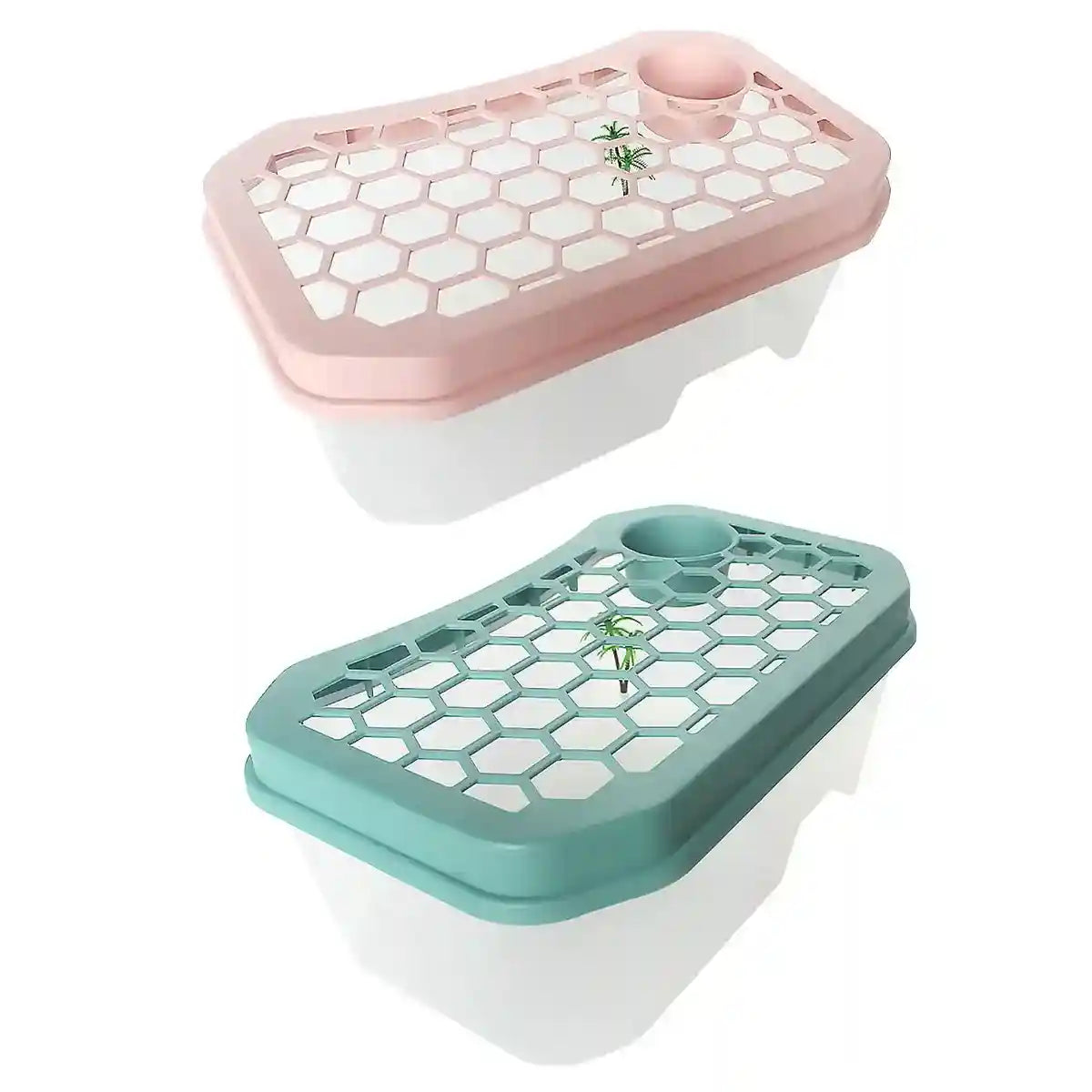 Breathable Turtle Tank Habitat with Basking Platform for Small Turtles