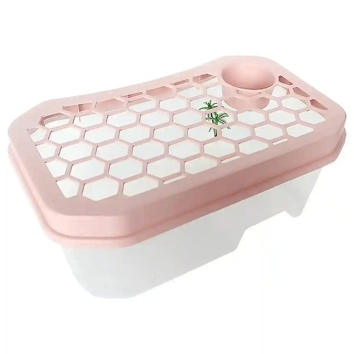 Breathable Turtle Tank Habitat with Basking Platform for Small Turtles