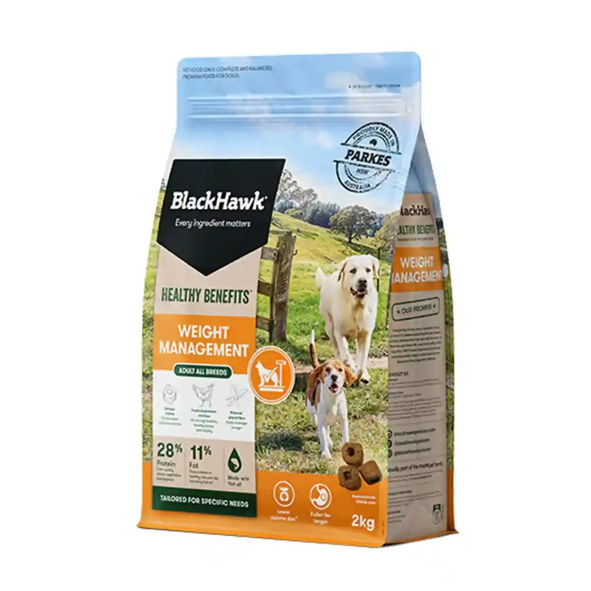 BLACK HAWK DOG HEALTHY BENEFITS WEIGHT 2/10KG