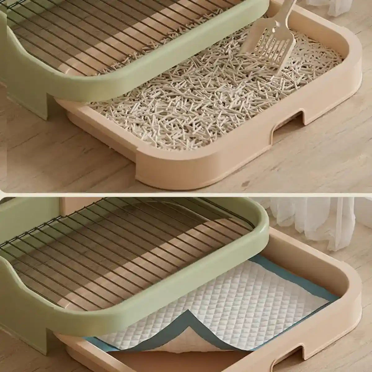 Oversized Dog Toilet for Large Dogs Easy Clean Drawer System & Anti-Splash