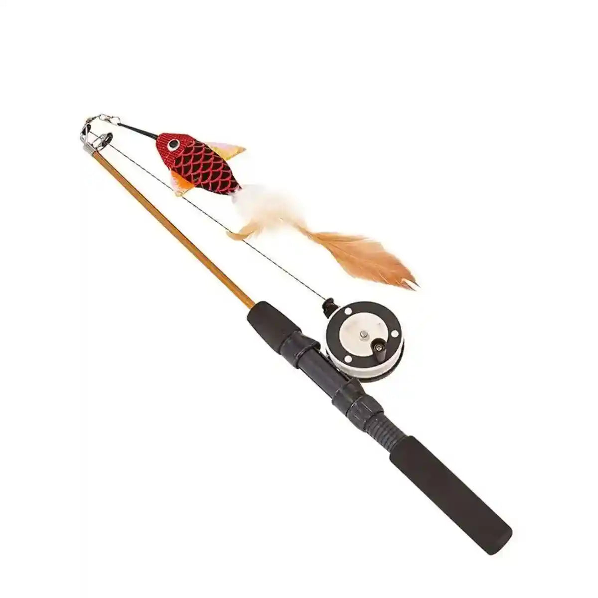 Fun Cat Wand Toy Interactive Fishing Rod