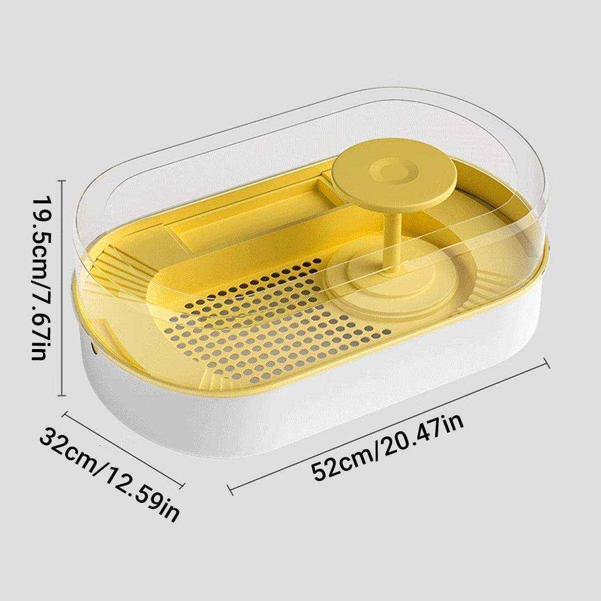 Turtle Special Feeding Tank Sunset Small Ecological Tank Feeding Box Landscape Filter
