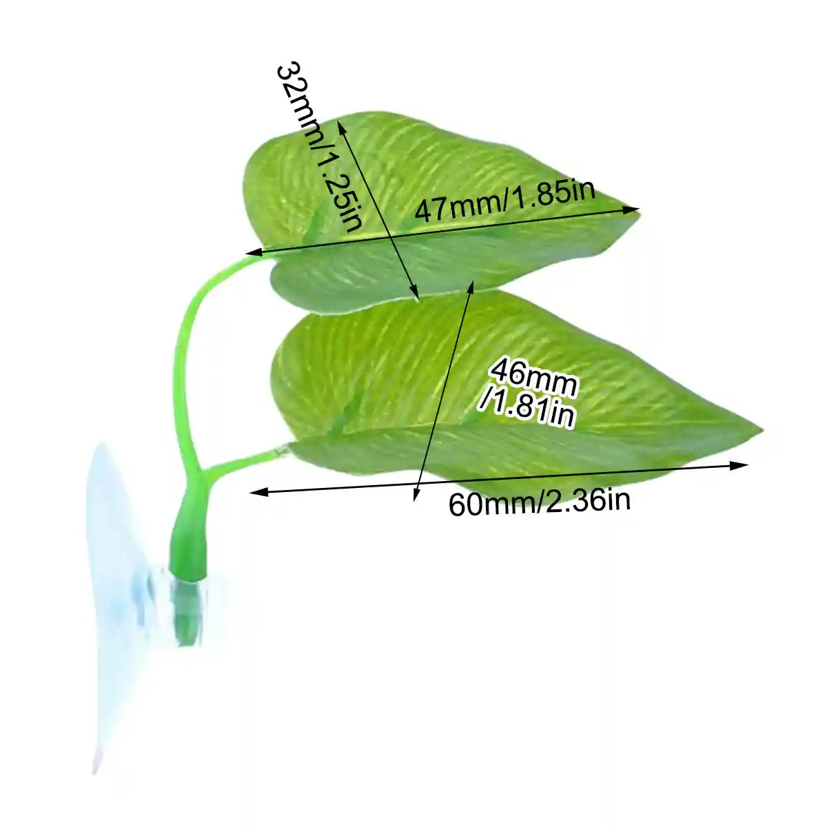 4pcs Artificial Betta Fish Leaves Artificial Aquarium Plants