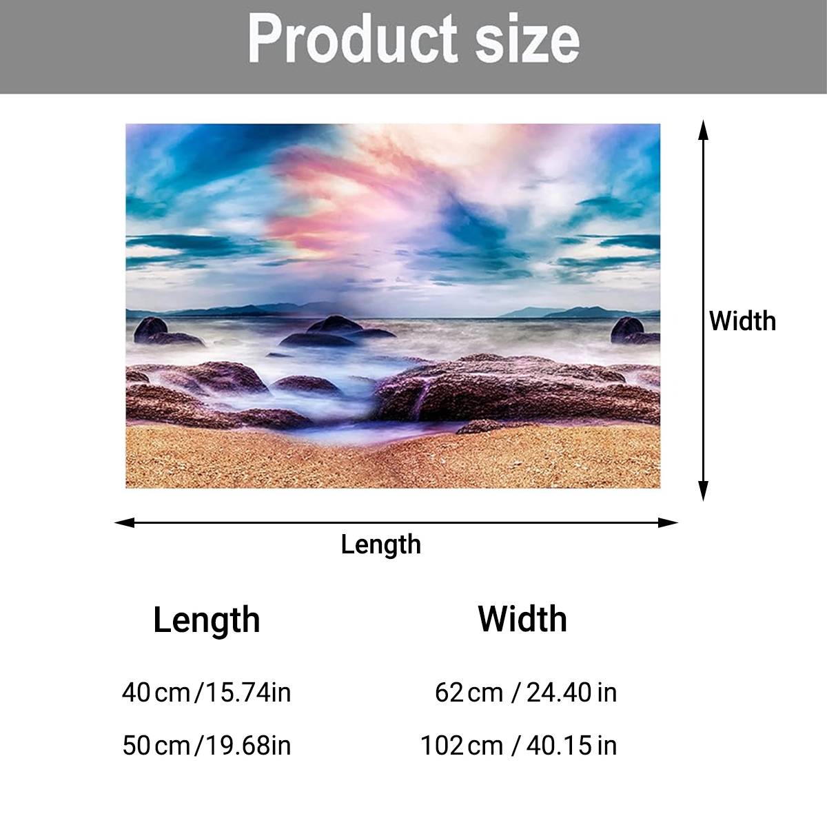 Double-Sided Aquarium Background Poster for Fish Tanks (2 Designs)