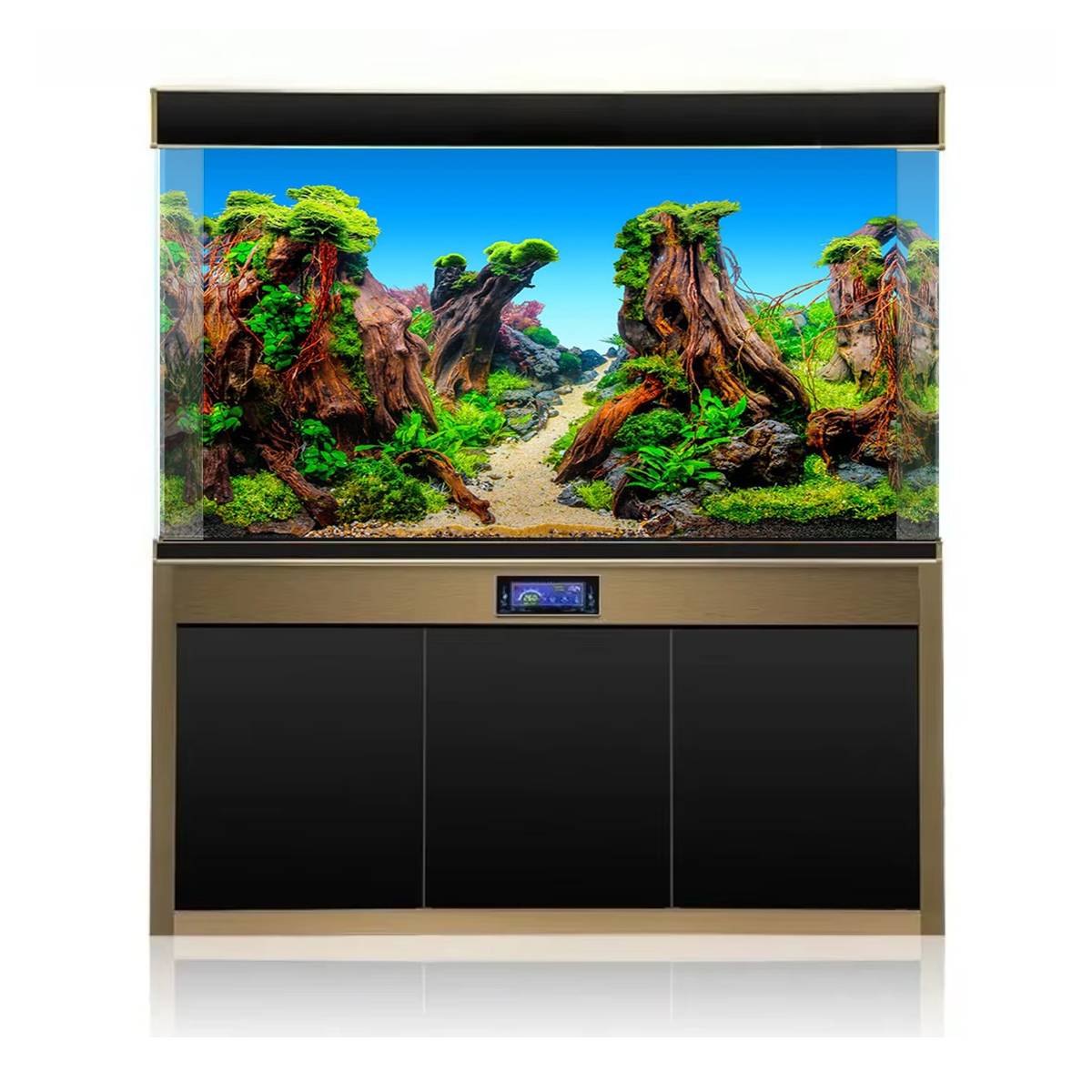 Double-Sided Aquarium Background Poster for Fish Tanks (2 Designs)