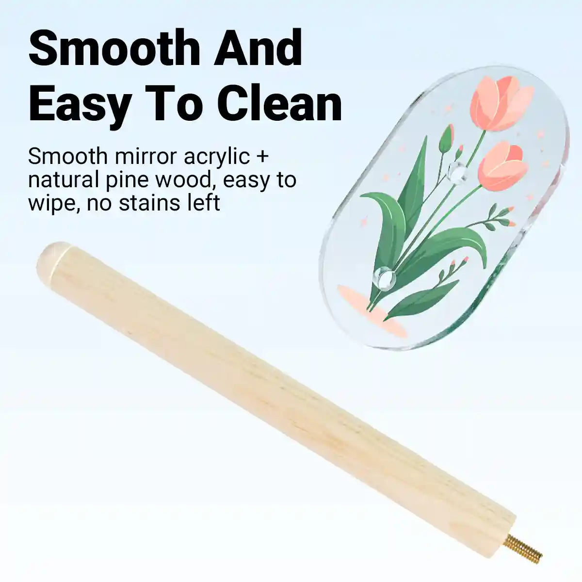 Acrylic Suction Cup Bird Stand