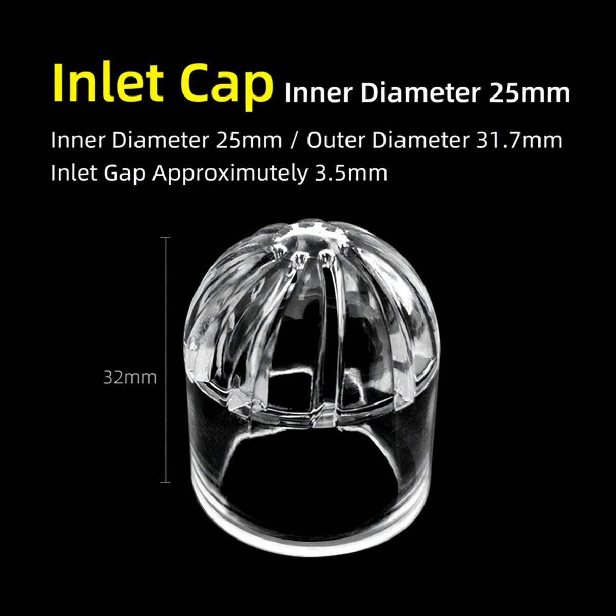Aquarium Inlet Cap 5PCS - Acrylic Fish Tank Strainer Cover
