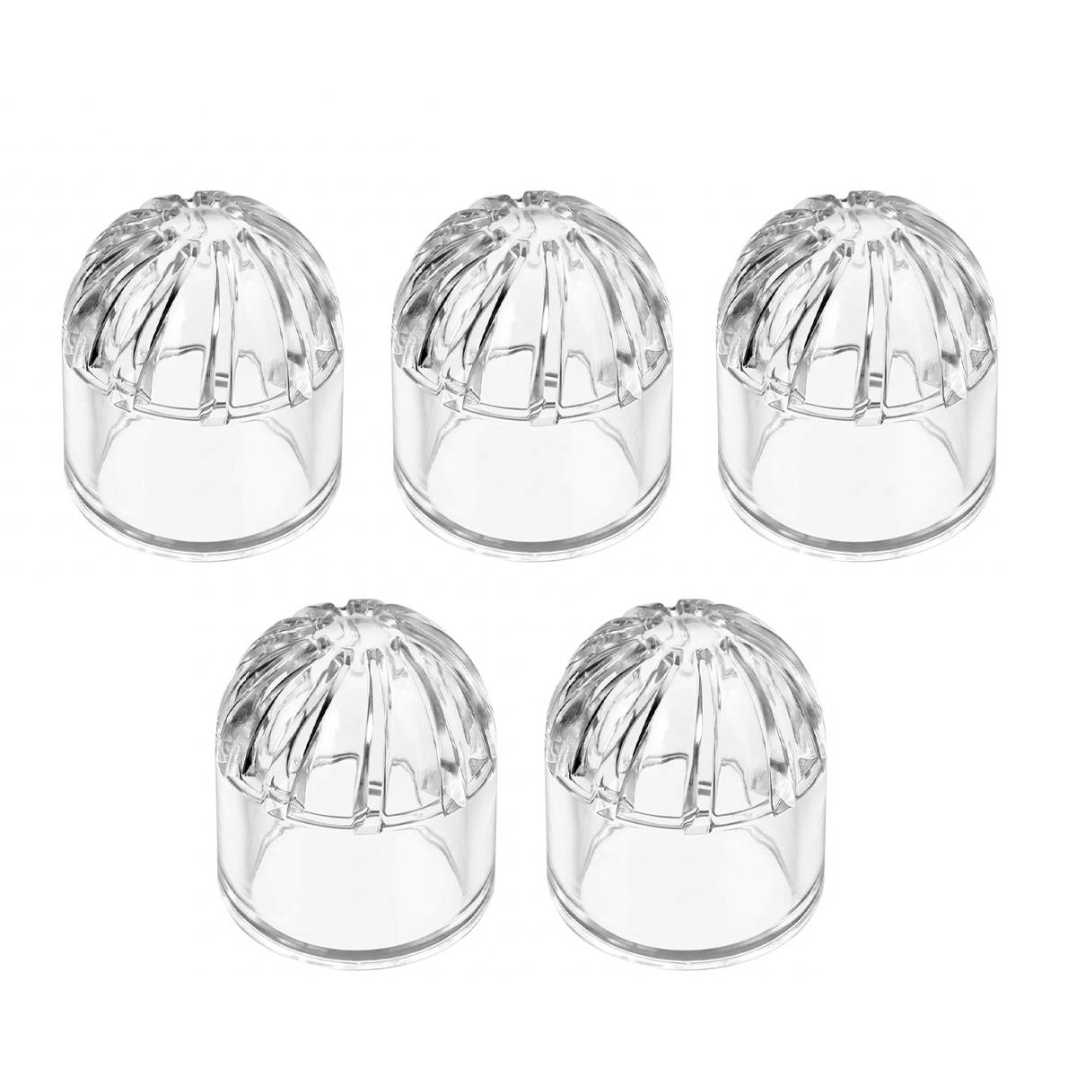 Aquarium Inlet Cap 5PCS - Acrylic Fish Tank Strainer Cover