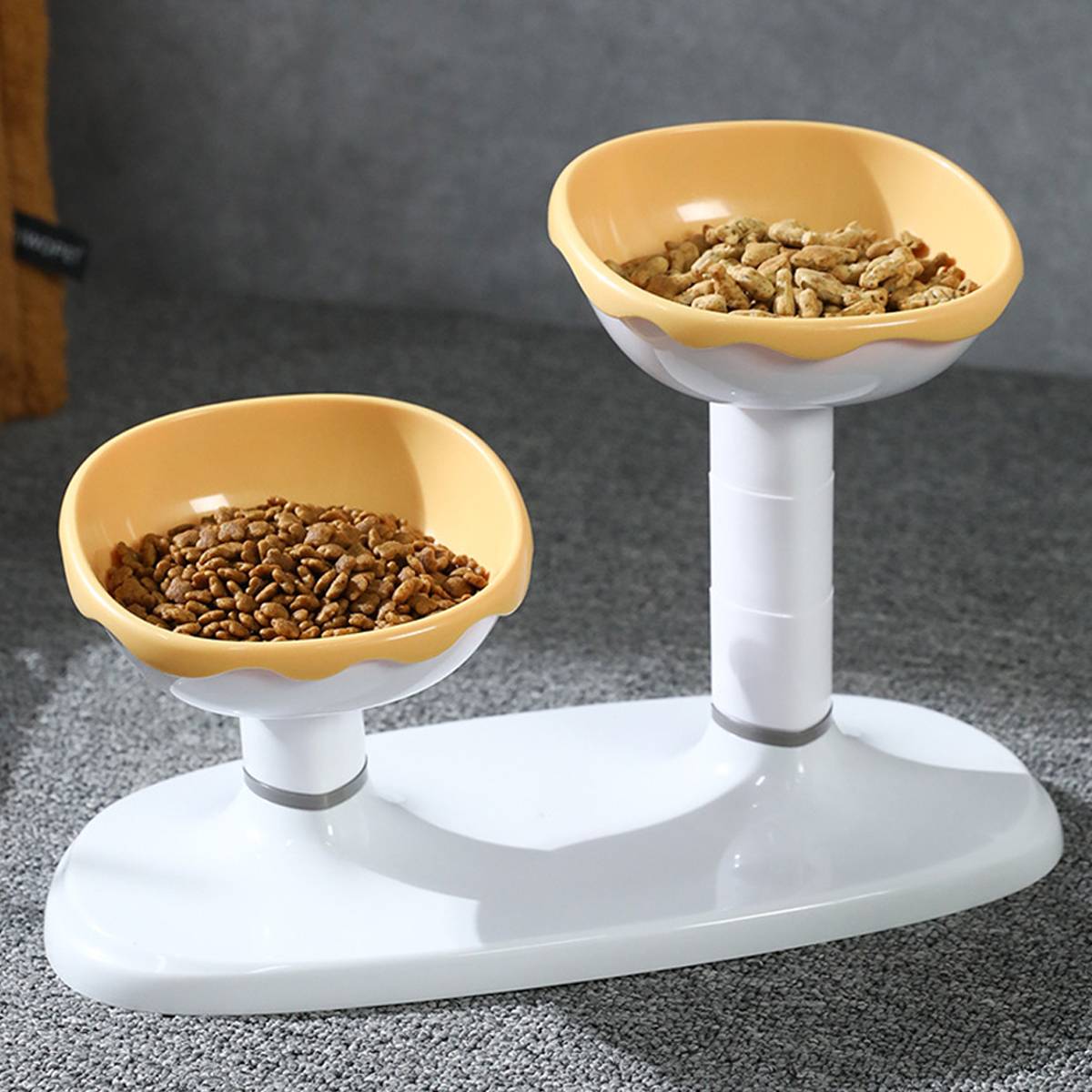 Adjustable Pet Bowl Stand Raised Feeder for Cats and Dogs