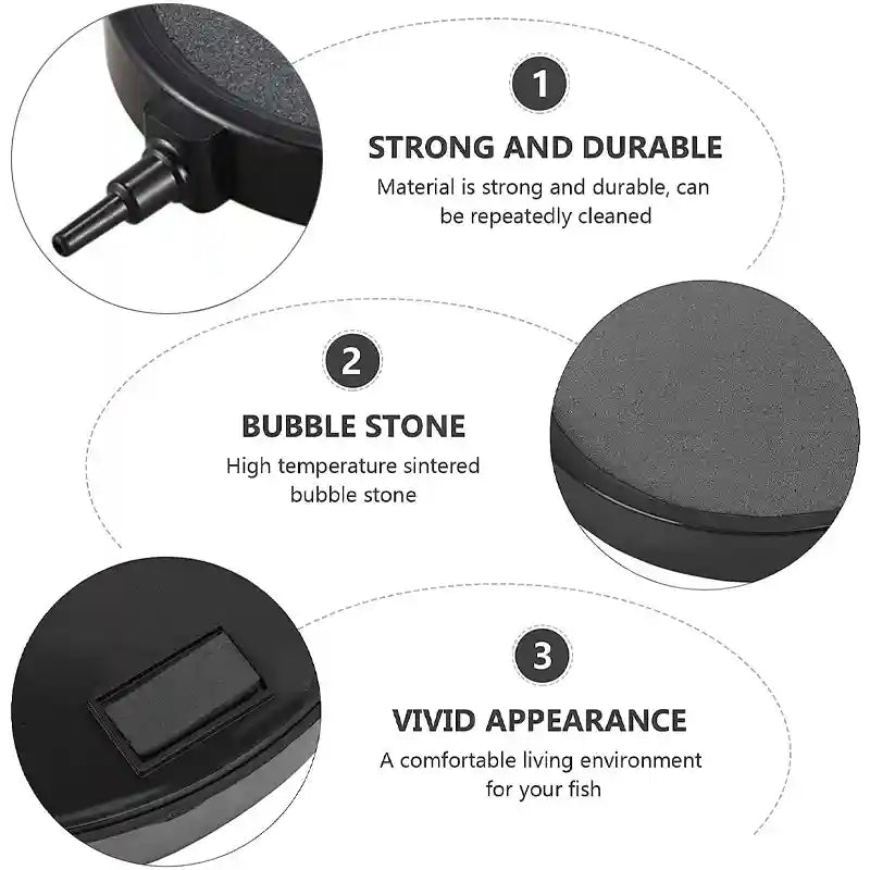 Aquarium Bubble Stone Durable Air Stones for Aquatic Oxygenation 10/13/20cm