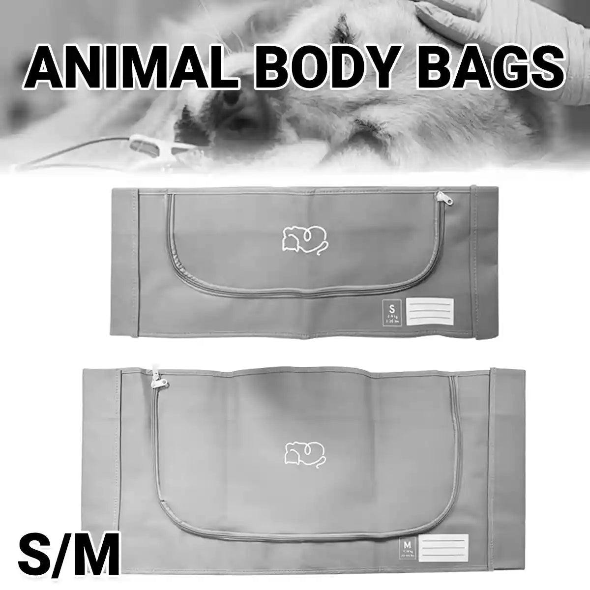 Eco-Friendly Pet Body Bag for Burial and Cremation (S/M Sizes)