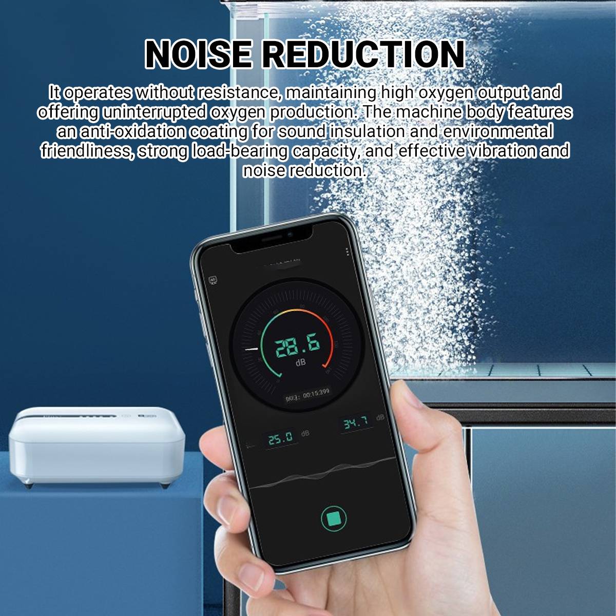 Portable Fishing Aerator - Lithium Battery Aquarium Oxygen Pump