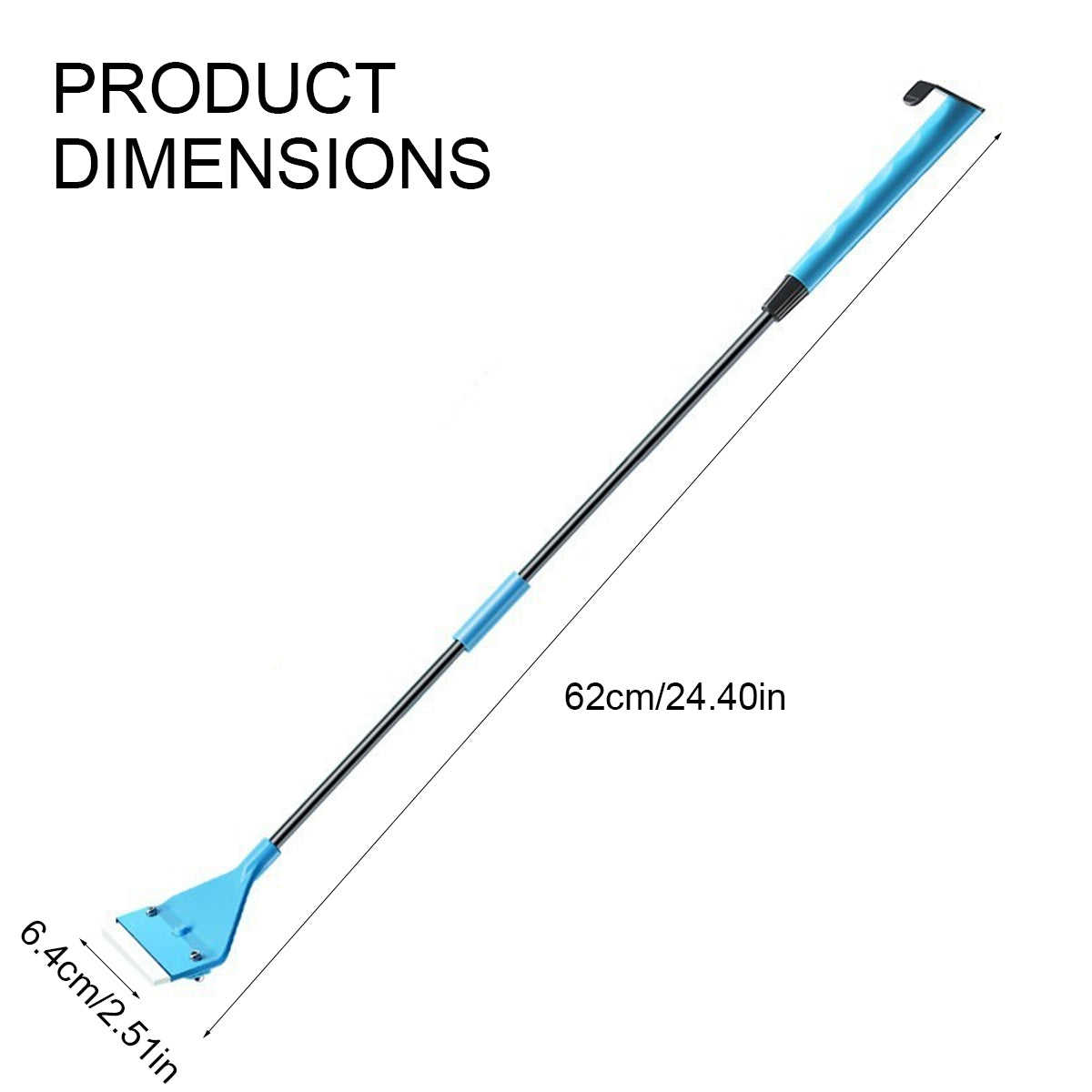 Aquarium Algae Scraper With Stainless Steel Blade