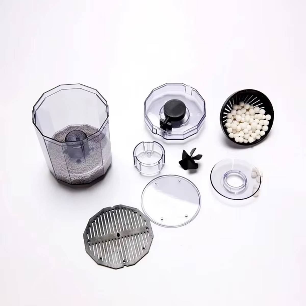 Toilet-Style Aquarium Filter - Suction Oxygenating Fish Tank Filter