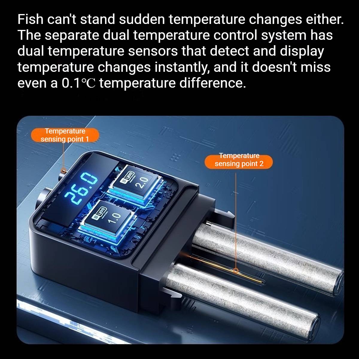 Auto Aquarium Heater - Yee Constant Temperature Heating Rod (25-100W)