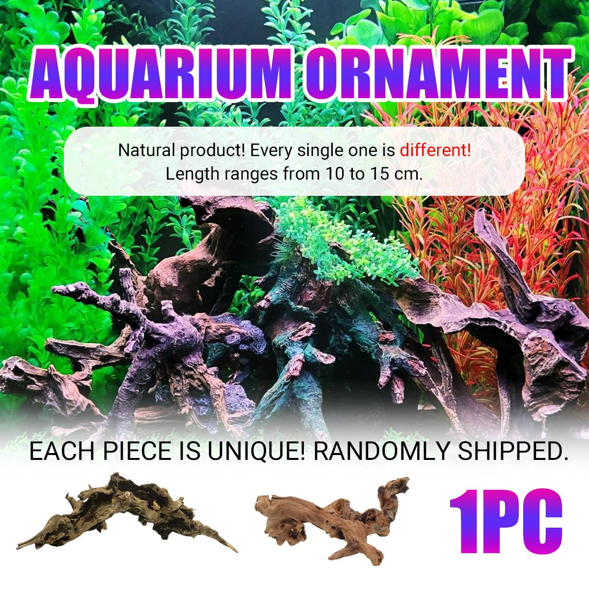 Shrimp Wood Driftwood - Honeycomb Aquascape Wood for Shrimp Tanks