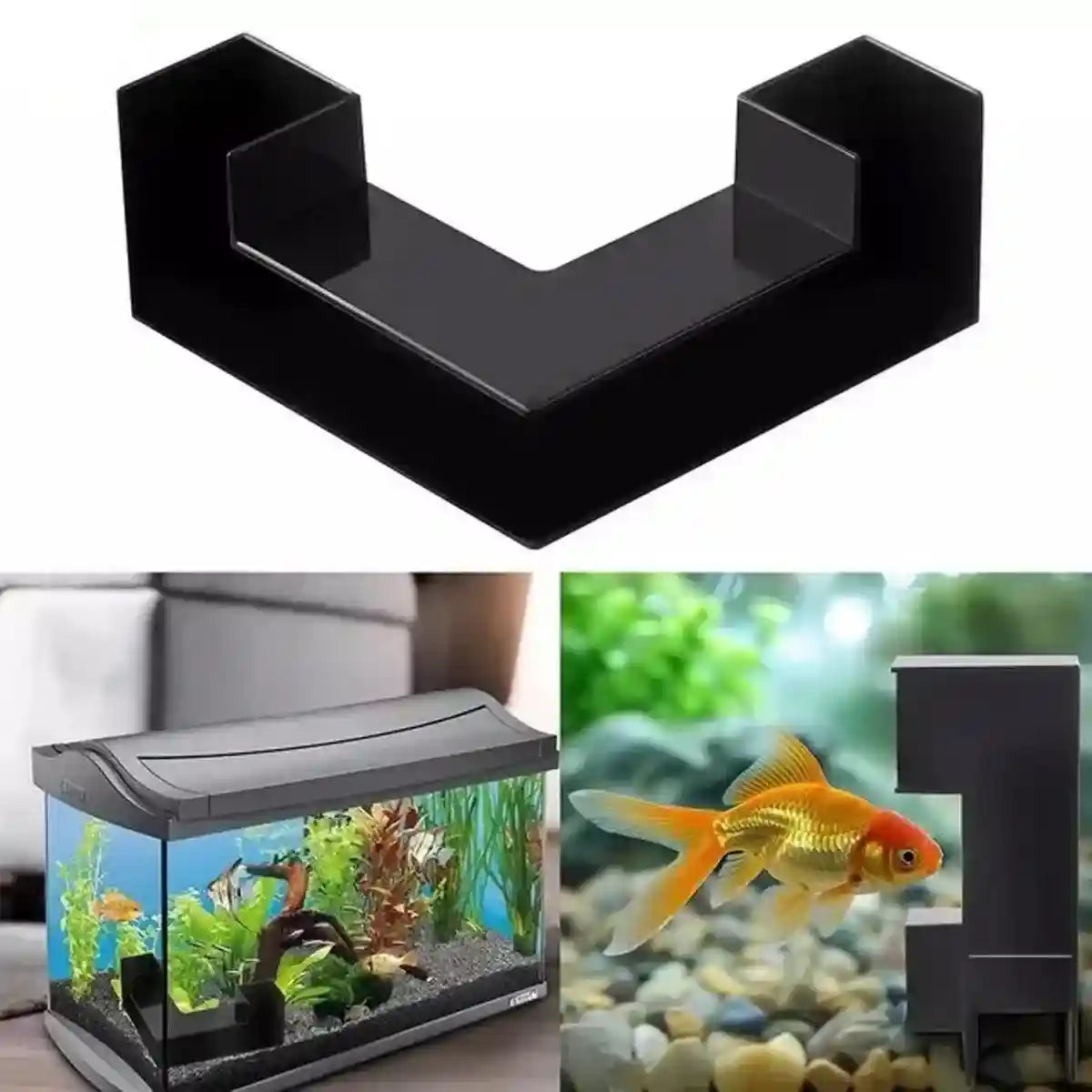 Creative Fish Hideout Aquarium Tunnel Space-Saving Underwater Shelter