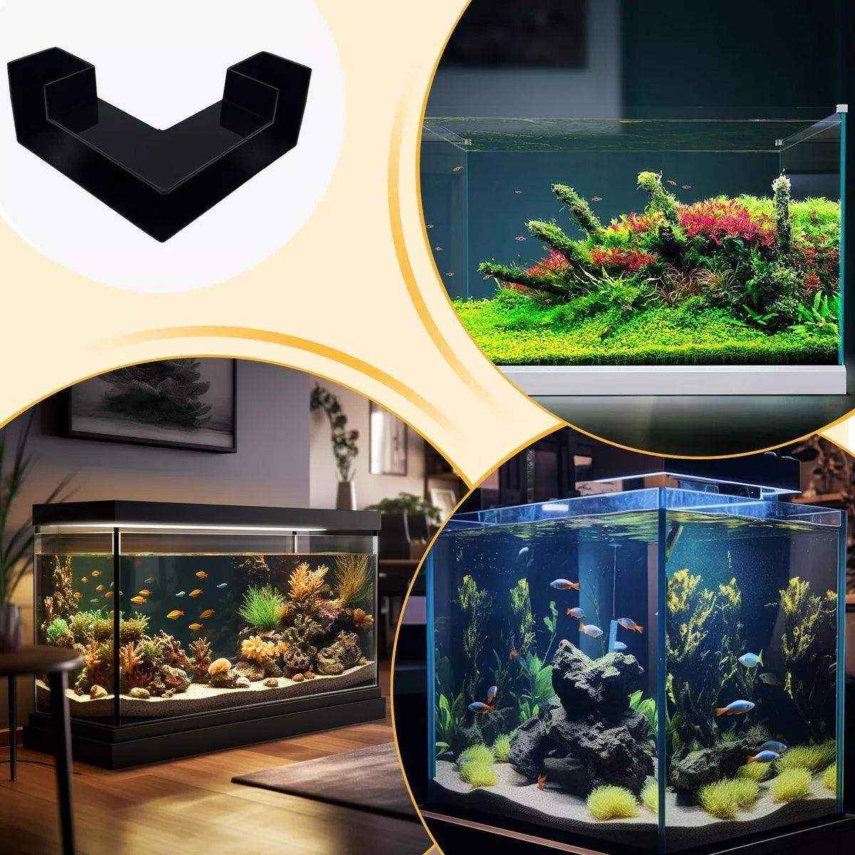 Creative Fish Hideout Aquarium Tunnel Space-Saving Underwater Shelter