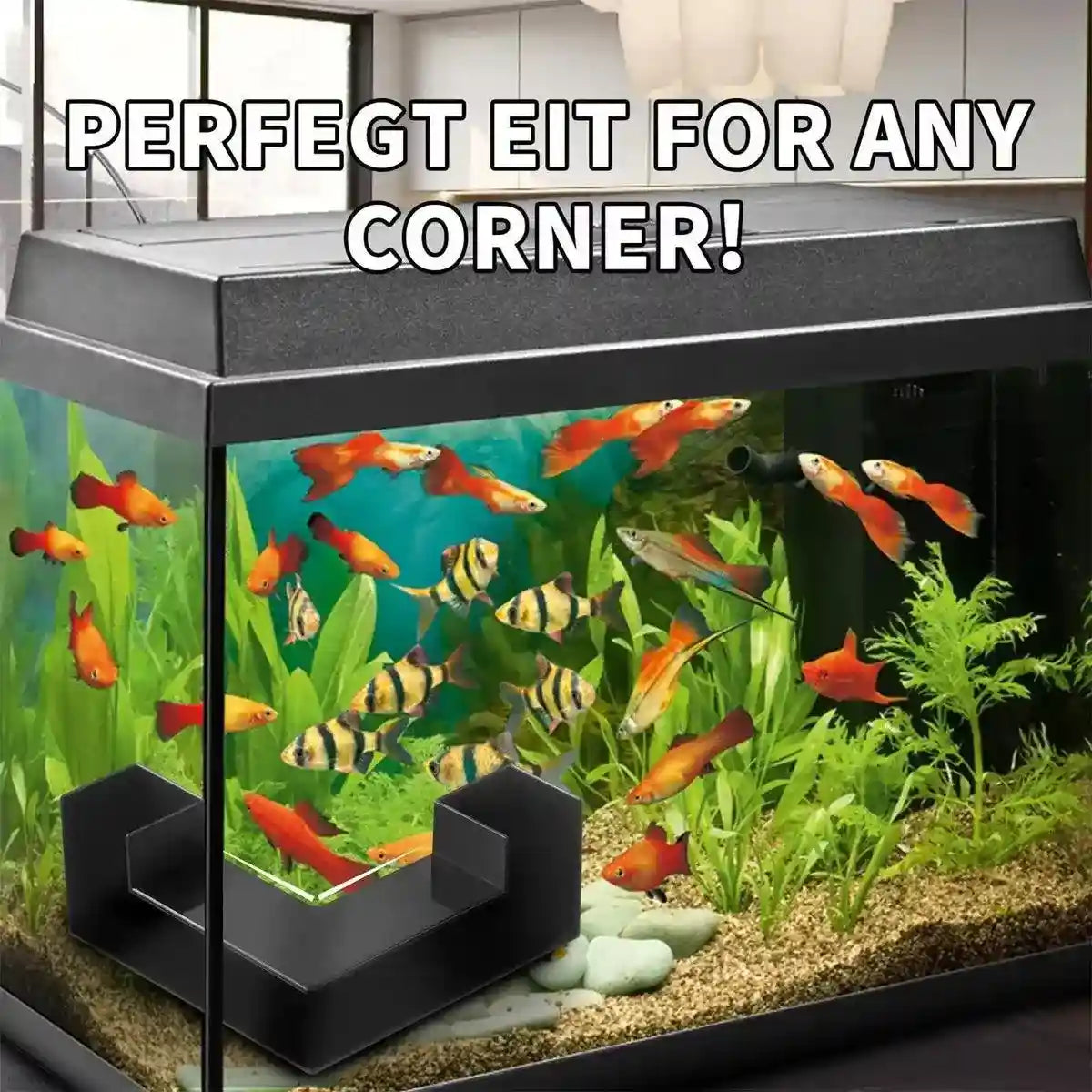 Creative Fish Hideout Aquarium Tunnel Space-Saving Underwater Shelter