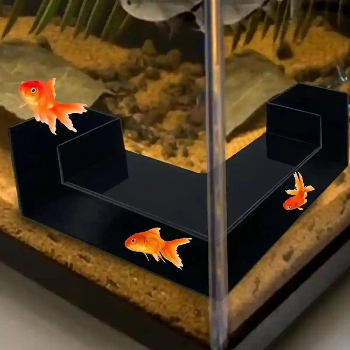 Creative Fish Hideout Aquarium Tunnel Space-Saving Underwater Shelter