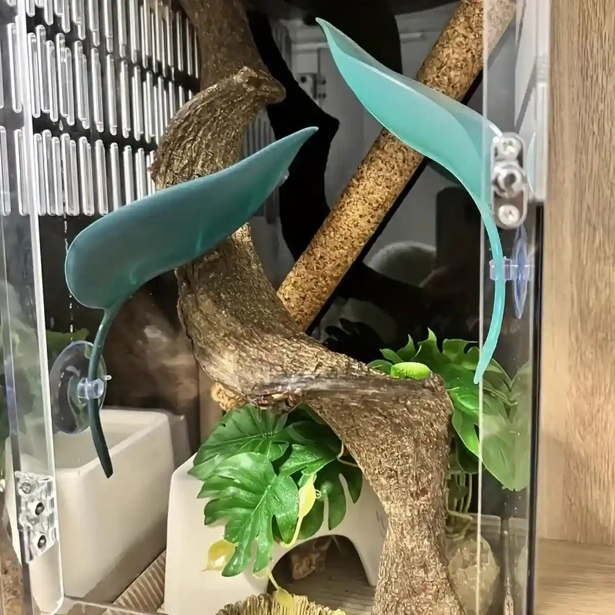 3pcs Realistic Artificial Aquarium Plants Set Safe & Durable Decorations