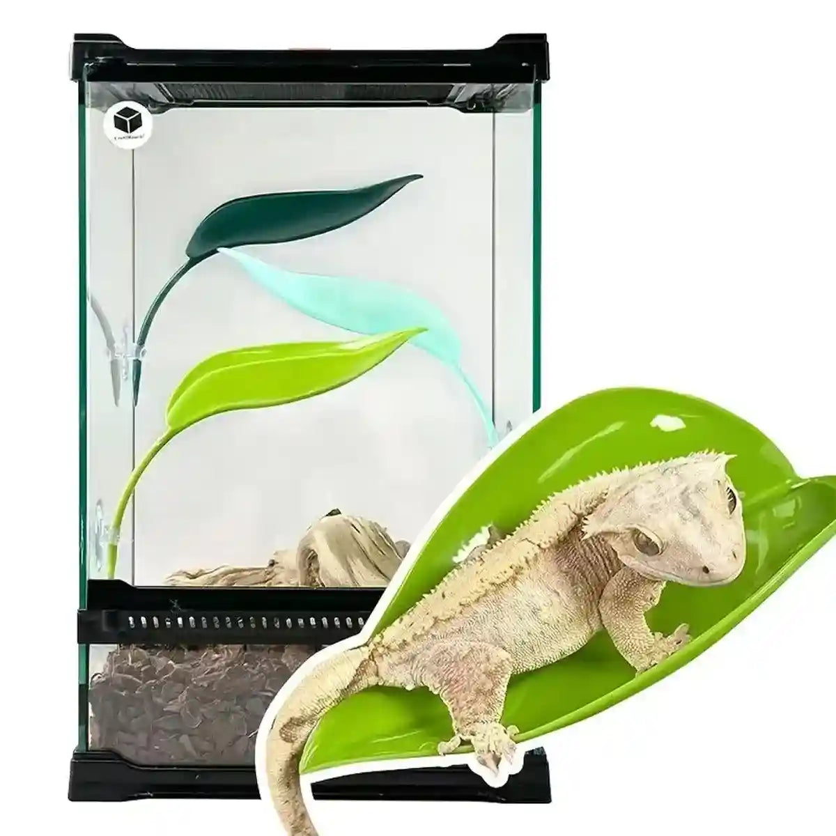 3pcs Realistic Artificial Aquarium Plants Set Safe & Durable Decorations