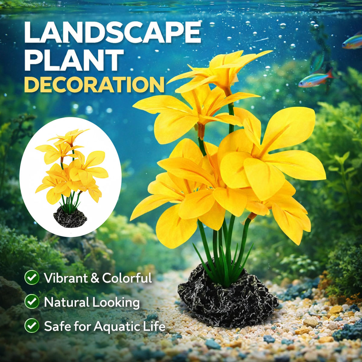 Artificial Aquarium Plant Decoration