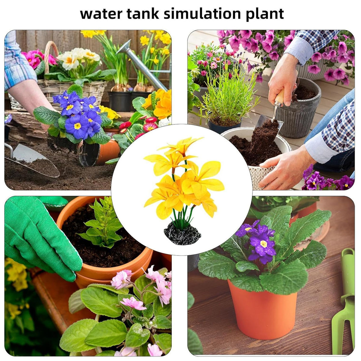 Artificial Aquarium Plant Decoration