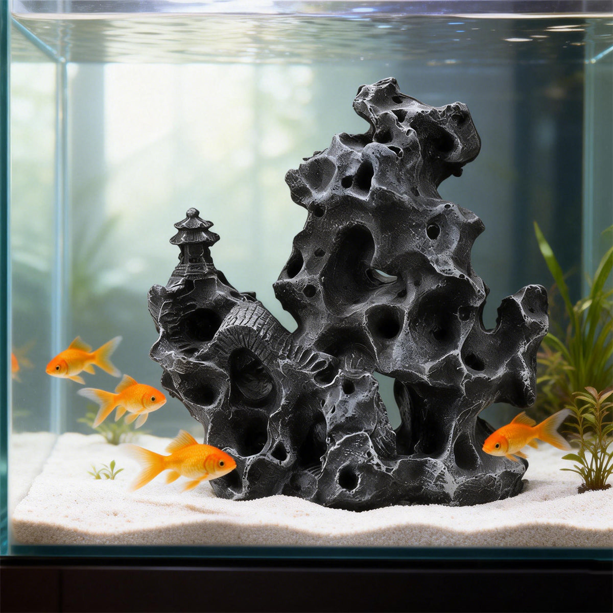 Aquarium Rock Ornament Resin Landscaping Decoration