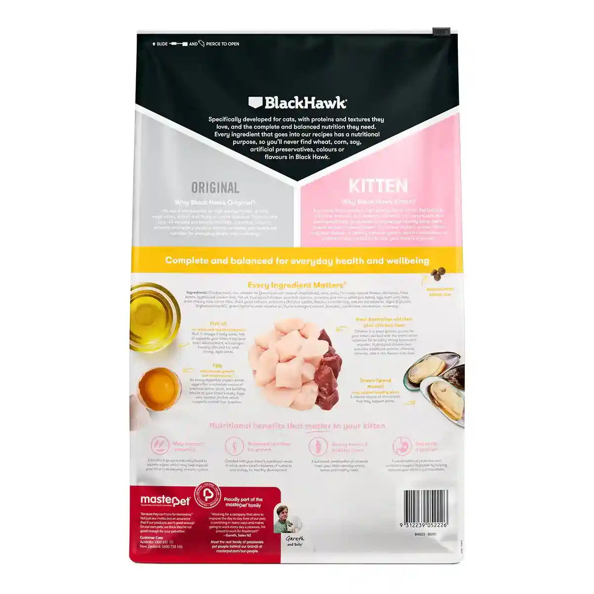 Black Hawk Original Dry Cat Food Kitten Chicken 4/8KG